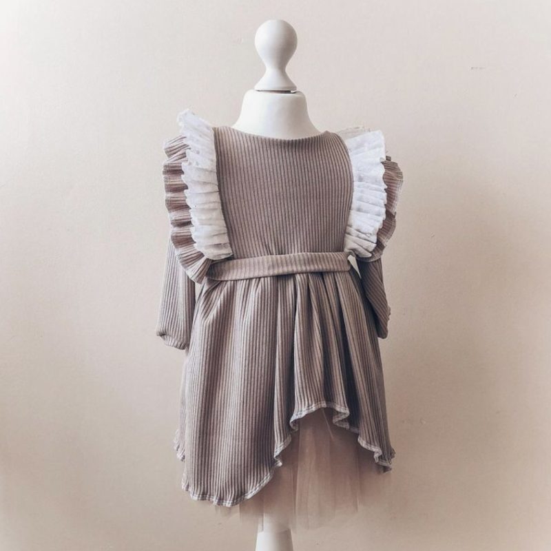 vestidos de diario para niñas estilo vintage