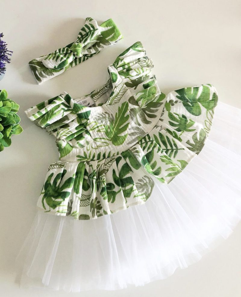 Vestidos de diario para niñas estampado floral - Imagen 2