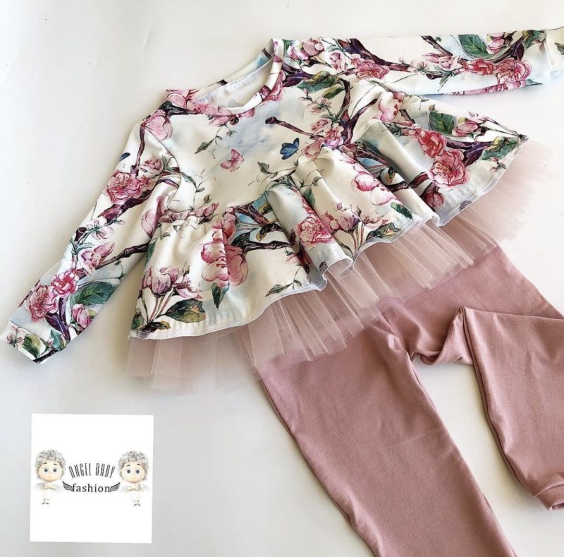 Conjuntos de ropa con estampado sakura - Imagen 2