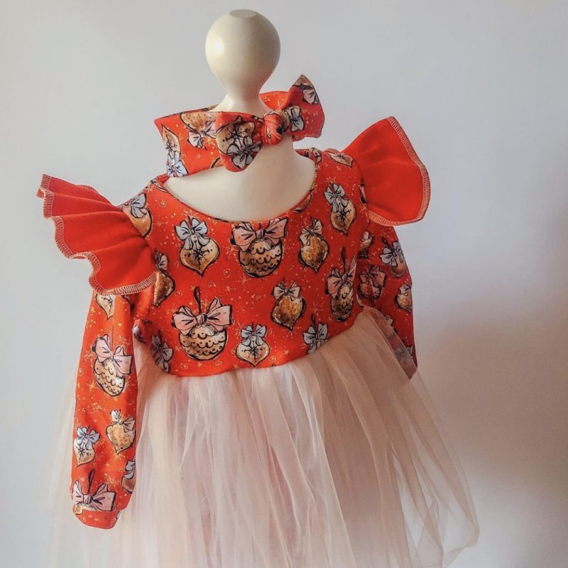 Vestidos para niña con estampado de Año Nuevo